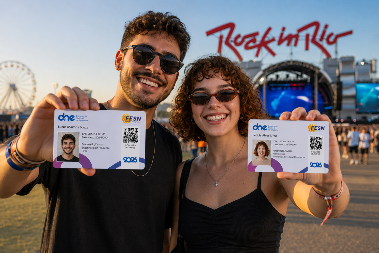 Espaço reservado para imagem sobre CIE e meia-entrada no Rock in Rio 2026