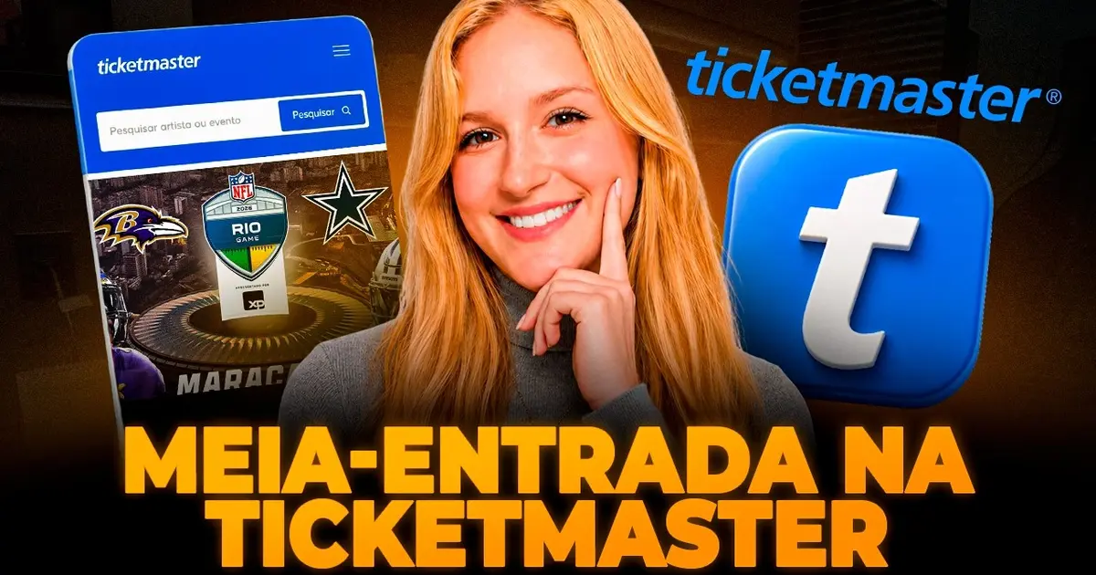 Vídeo sobre como pagar meia-entrada na Ticketmaster com Carteirinha CIE