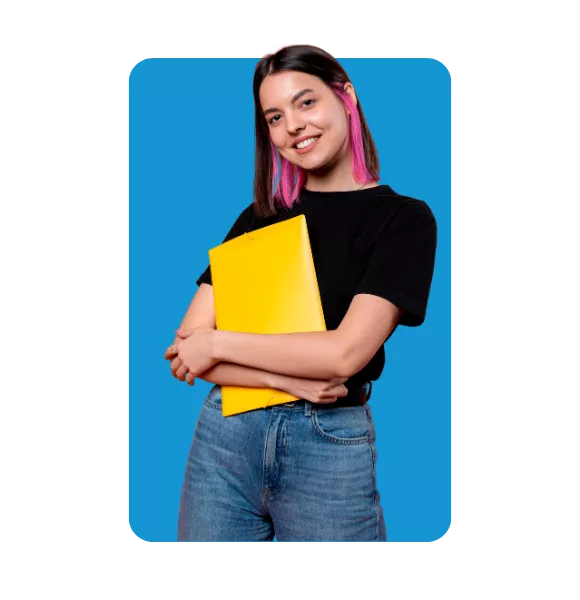 Estudante utilizando a carteirinha
